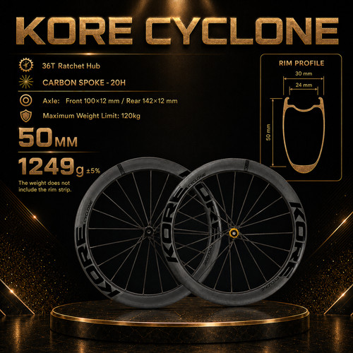 Kore cyclone 50mm carbon - kore,