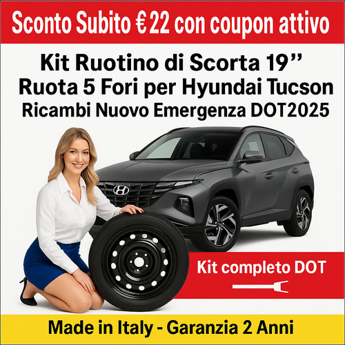 Kit ruotino scorta - 💥kit, 19