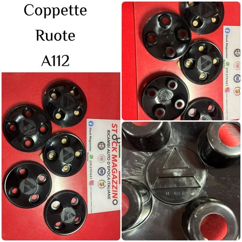 Coppe ruote nuove nere a112 - ruote,